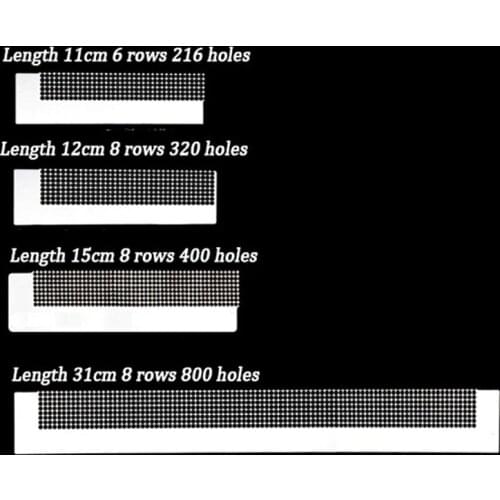 Diamond Embroidery Painting Ruler Paste Dotting Rhinestone Point Anti-stick Drilling Ruler Tools DIY Diamond Painting Accessory