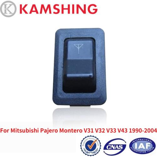 CAPQX For Mitsubishi Pajero Montero V31 V32 V33 V43 1990-2004 Auto Radio CD Music Antenna Switch Electric Aerial Push Button