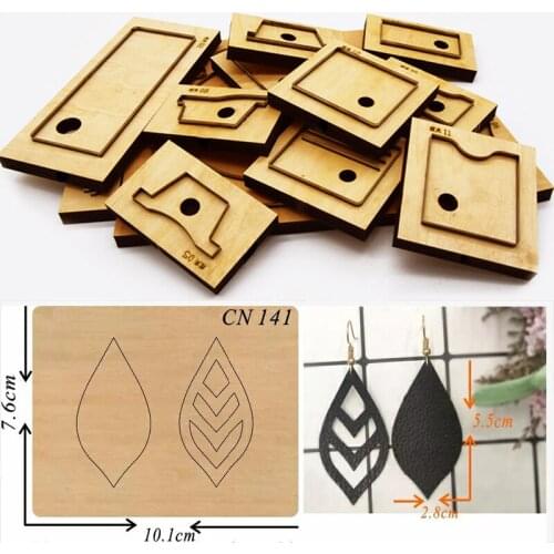 Herramientas para cuero leather craft template fabric cutter leaf ear ring knife mould cutter hand machine punch tool