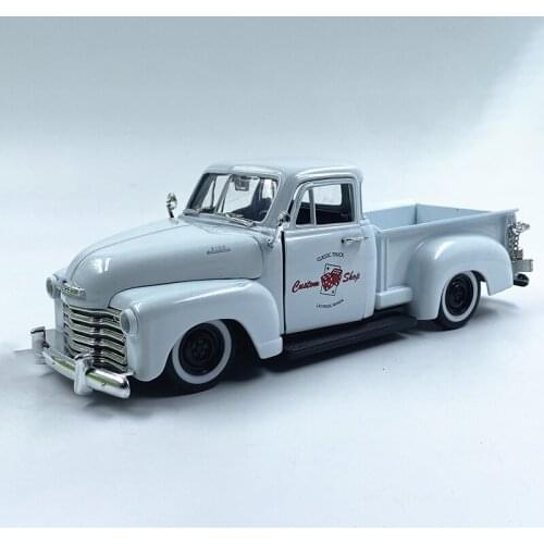 JADA 1:24 Chevrolet Pickup Antique Vintage Car 1953 Alloy Simulation Model Decoration Souvenir Ornaments Display Vehicle Toys