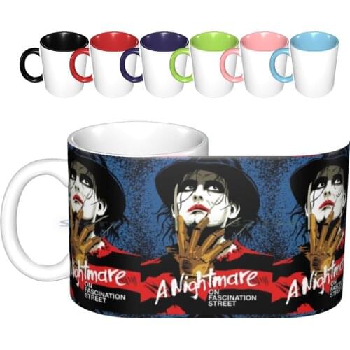 The Nightmare Ceramic Mugs Coffee Cups Milk Tea Mug Goth Gothic Horror Terror Texas Chainsaw Massacre Doll Play Ghosts Exorcism