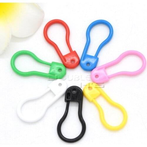 5000pcs/lot 7/8"Length Colorful Plastic Safety Pins For Label Tags Fasteners Charms Baby Shower