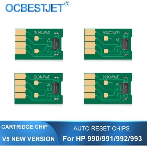 V5 Newest ARC Chip For HP 990 991 992 993 990X 991X 992X 993X For HP PageWide Pro 755dn 774dn 750dn 750dw 772dn 772dw 777z 777zs