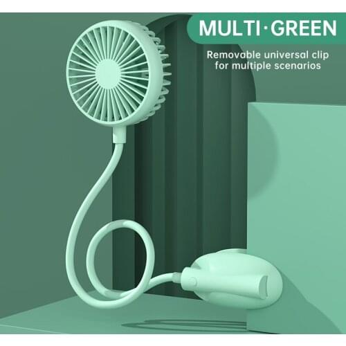 Portable USB Mini Fan 360 Rotate Personal Handheld Baby Lazy Bed Car Seat Mute Student Clip Electric Rechargeable Fan