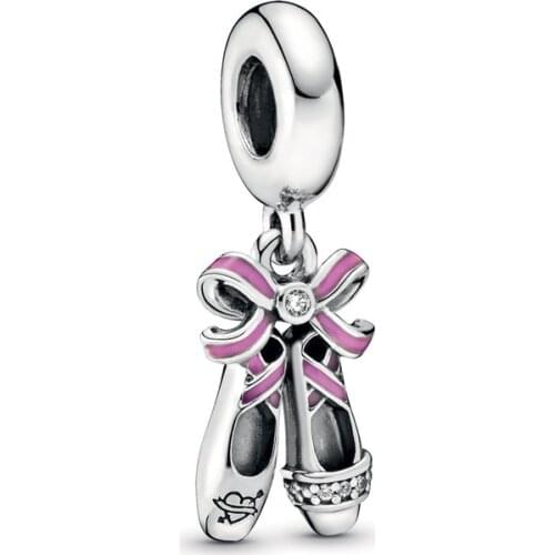QANDOCCI Luminous Ariel You Are Magic Dragon Bella Bot Punk Band Pendant Charm Fit Pandora Bracelet 925 Sterling Silver Jewelry