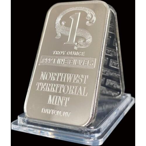 Silver Plated Troy Ounce Northwest Territorial Mint Commemorative Coins Collectibles For Collection Gifts Business Presents