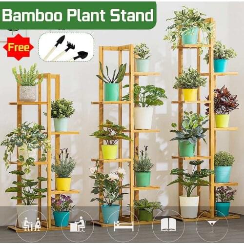6/7/8Layers Flower Stand Rack Storage Shelf Iron Plant Holder Home Garden Flower Pot Organizer Living Room Balcony Storage Rack