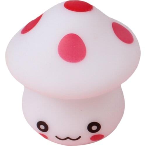 LED Novelty Mushroom Night Lamp 7-Color Changing Light Cute Night Lamp Childrens Bedroom Home Holiday Decor