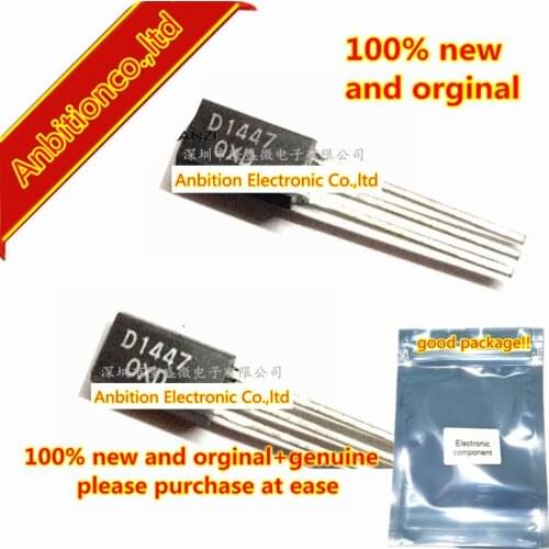 10pcs 100% new original 2SD1447 D1447 TO-92L MOS NPN FOR LOW FREQUENCY AMPLIFY APPLICATION SILICON NPN EPITAXIAL TYPE in stock