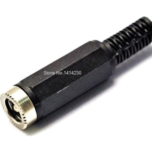 10Pcs 5.5mm x 2.1mm 5.5*2.1 / 5.5x2.1mm Female DC Power Metal Socket Jack Connector Adapter Weld Line