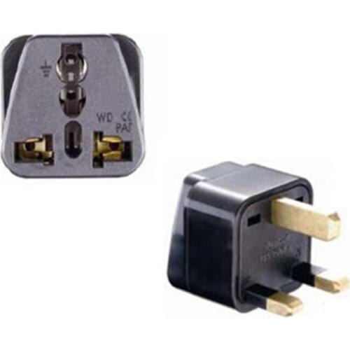 10pc Universal Travel Adapter US AU EU to UK Plug Travel Wall AC Power Adapter 250V 10A Socket Converter