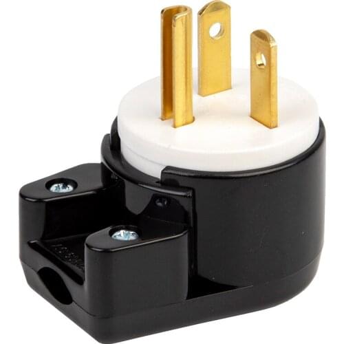 20A125V NEMA 5-20PT American industrial-grade male self-wiring 3pin,Curved design,American standard self-connecting plug