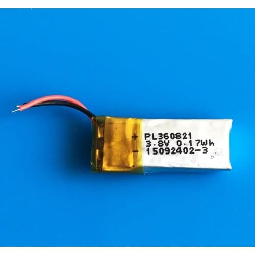 3.7V 50mAh 360821 Lipo lithium polymer rechargeable battery li ion for MP3 GPS bluetooth headset video pen toy 3.6x8x21mm