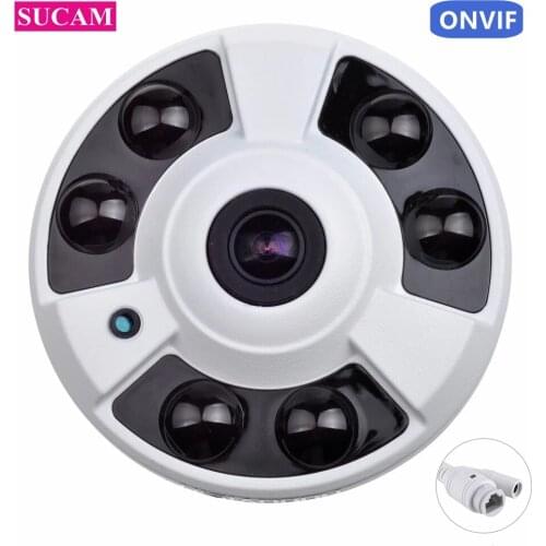 360 Degree IP Fisheye Camera Indoor 2MP 4MP Wide Angle Security CCTV Infrared IP-Cameras 20M IR Motion Detection XMEye APP