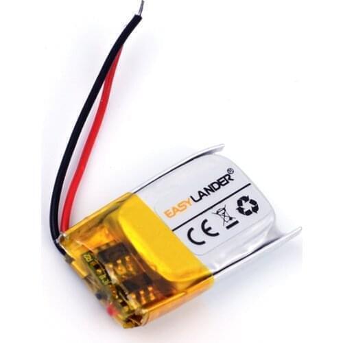 5x12x21 3.7V 90mAh Rechargeable li Polymer Li-ion Battery For bluetooth headset mouse Bracelet Wrist Watch 501221 051221 481221