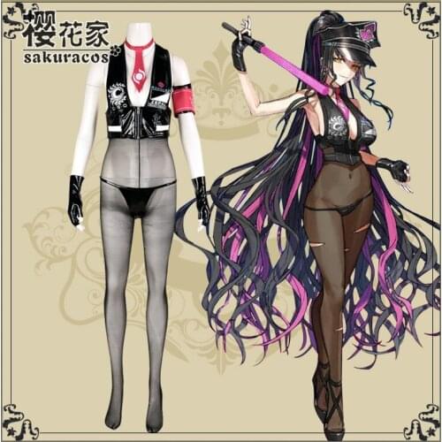 Anime Fate Grand Order FGO Sesshouin Kiara Sexy Uniform Swimsuit PU Leather Cosplay Costume Women Halloween FreeShipping 2020New