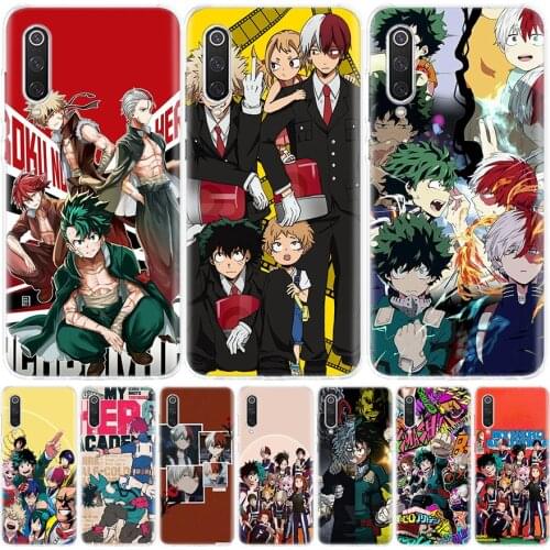 My Hero Boku No Hero Academia Deku Bakugou Phone Case for Xiaomi Redmi Note 10 9 9S 8T 8 7 8A 7 7A 6 6A 9A 9C S2 K20 K30 Pro Fas