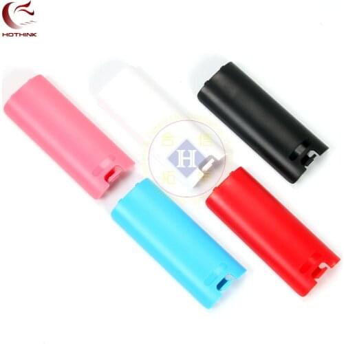 HOTHINK 50pcs/lot NEW Battery pack Case Back Cover Shell Kit for WII WIIU WII U remote Controller gamepad