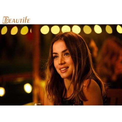 Custom Ana de Armas Poster Home Decoration Fashion Silk Fabric Wall Poster Custom Poster Print More Size