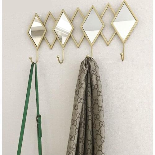 Nordic Creative Key Porch Bathroom Bedroom Wall Hooks Home Door Hanging Clothes Coat Hanger Towel Crochet Cintre Good Chat