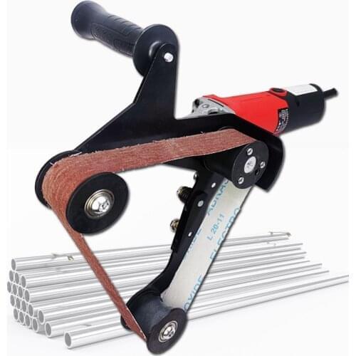 M14/M10 Iron Angle Grinder Sanding Belt Adapter Accessories of Sanding Machine Grinding Polishing Machine with 5pcs Sanding Belt