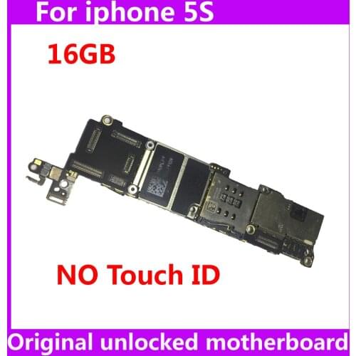 16gb motherboard for iphone 5S without touch ID 100% original unlocked mainboard with chips install IOS system logic board