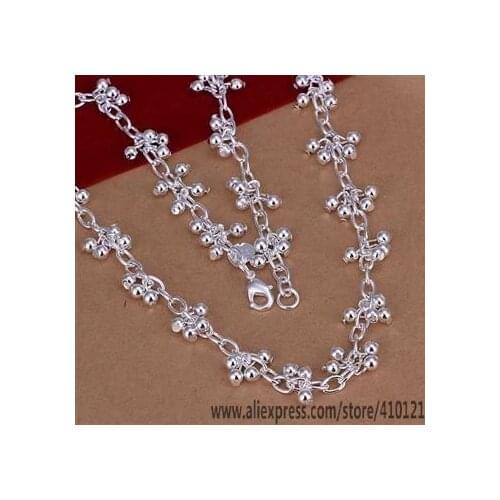 N156 Lucky Charm Silver Color Pendants For Women Sterling Necklace Accessories Fashion Purple Necklace /dfxalxea Hsvaqkca