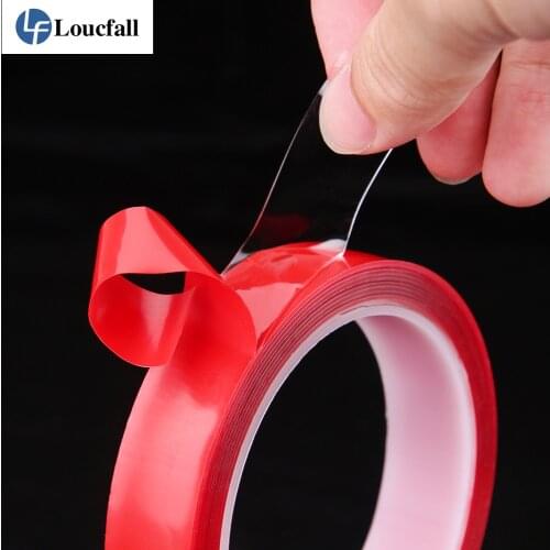 Transparent Silicone Double Sided Tape Sticker For Car High Strength Adhesive Sticker Weatherproof Acrylic Mounting Tape new