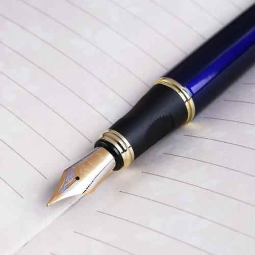 Jinhao X450 Luxury Mens Fountain Pen Business Student 0.5mm Extra Fine Nib Transparent Calligraphy Office Supply Writing Tools