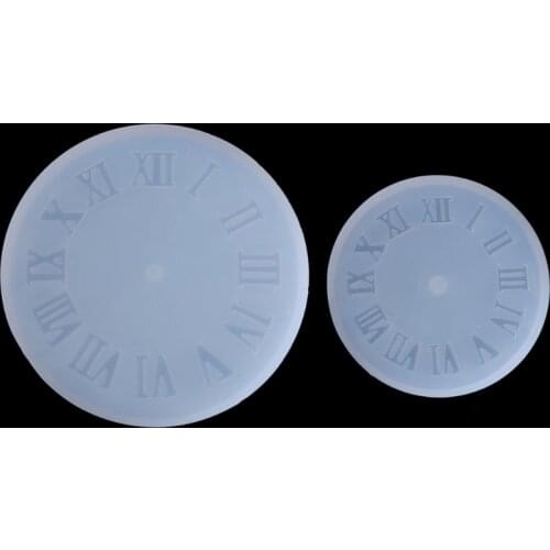 Roman Numerals Silicone DIY Jewelry Mold Pendant Clock Shaped Fondant Cake