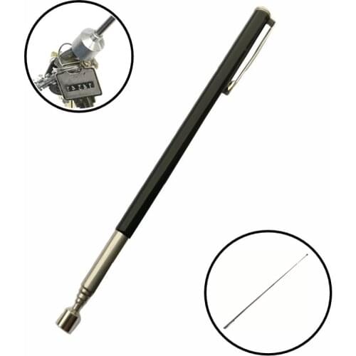 1PC Telescopic Magnet Magnetic Pen Portable Pick Up Nuts And Bolts Promotion Handheld Tools Adjustable Length Black Tone