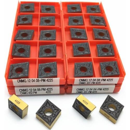High quality CNMG120404 CNMG120408 PM 4225 Turning inserts Carbide inserts CNC turning tools Cutting and milling tools