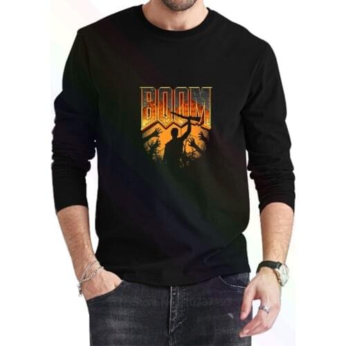 EVIL DEAD ARMY OF DARKNESS BOOM STICK DOOM T-Shirt 2021 Newest Summer Mens Long Sleeve Popular Tees Shirt Tops Novel Unisex