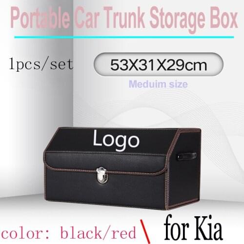 1pcs/set Auto Car Trunk Storage Box Rear Folding Multipurpose Collapsible Cover for Rio Ceed Sportage Soul Cerato K2 k3 k5 Soren