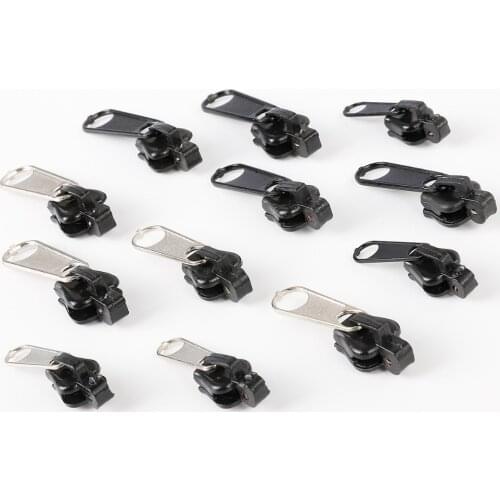 6PCS/Lot Universal Fix A Zipper Repair Kit Replacement Zip Slider Teeth Fix Any Zipper Magic Instant Slider Zipper For Sewing