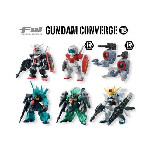 Bandai Genuine CANDY TOY FW GUNDAM CONVERGE RX-78-1 Dijeh SE-R Action Figure Model Toys