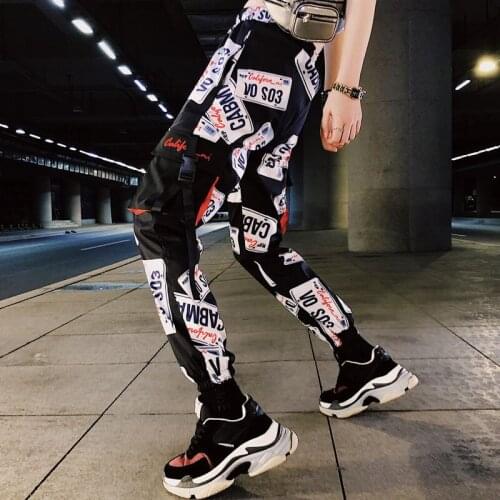 Gothic Streetwear Pants Women Illstration 3D Print High Waist Jogger Pants Pockets Womens Plus Size Fashions Trousers