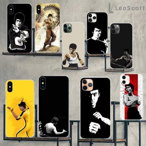 Bruce Lee Phone Case For iphone 12 5 5s 5c se 6 6s 7 8 plus x xs xr 11 pro max mini