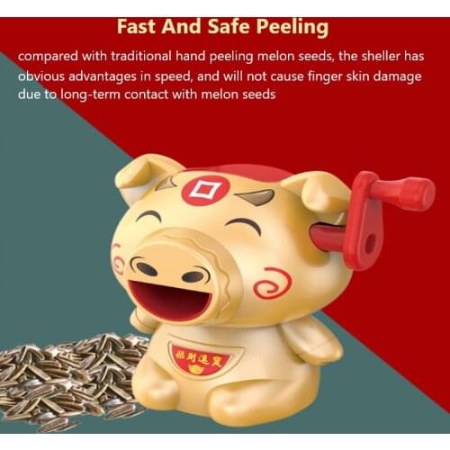 Electric Melon Seed Shelling Machine Household Sunflower Seed Lazy People Melon Seed Peeler Machine New Year Gift Cute Taurus