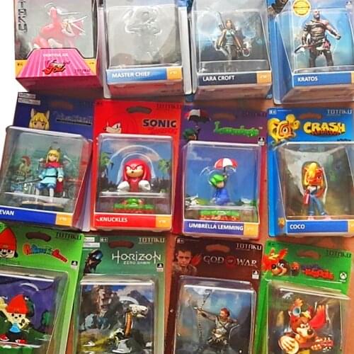 Totaku Bloodborne The Old Hunters Parappa Feisar Crash Bandicoot Marcus Fenix ATREUS BANJO SPYRO Action Figures Toy