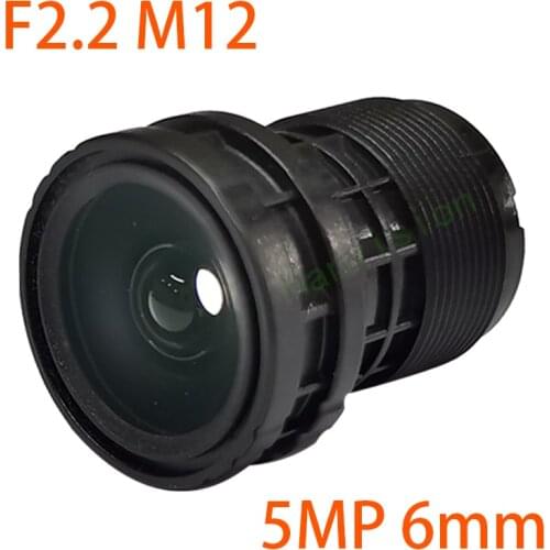 YT 5 Million Surveillance Camera M12 Lens 6mm CCTV Accessories Infrared Night Vision Lens For Security Camera