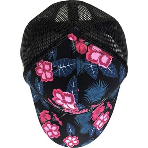 MAZEL Printed Flower Golf Hat