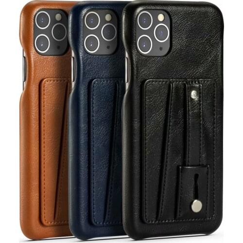 YXAYN Leather Card Bracket for iPhone X XS XR XSMAX 7 8 plus 12 Mini 11 11Pro 11Promax phone back cover texture is very good