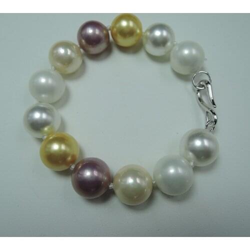 Fashion necklace made of sea shell pearl