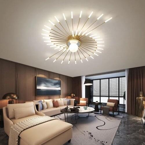 2021 New fireworks LED Modern Chandelier Lights For Living Kids Room Bedroom Hall Lighting Decoration Indoor Lamps Home Luster