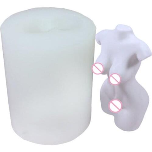 New DIY Resin Candle Mold Body Shape Art Sculpture Model Female Male Pregnant Silicone Mold Soap Mold Wax Mold Resin Craft
