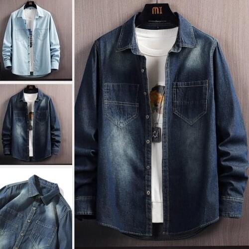 Shuzumiao Mens Denim Jackets