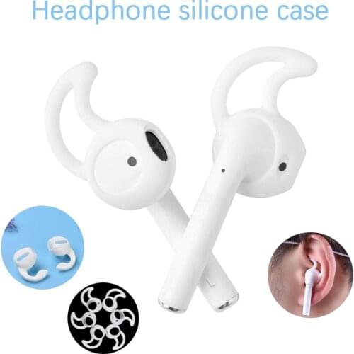 2pcs/pair Ear Pads For Airpods Wireless Headphones For Iphone 6/6 Plus Earphones Silicone Ear Caps Earphone Case Earpads Eartips