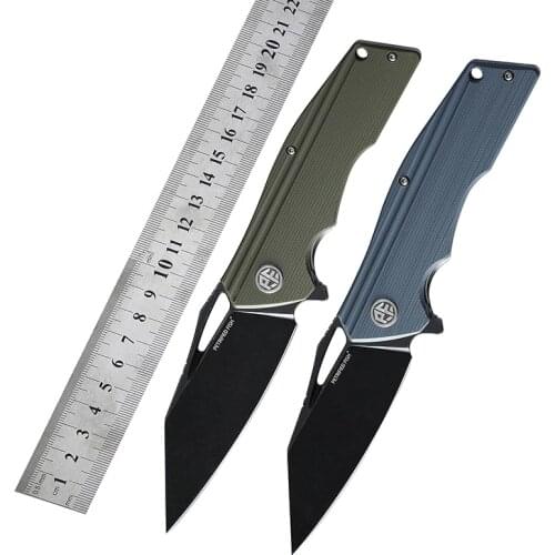 Petrified fish PF929 folding knife D2 steel blade G10 handle EDC camping tactical knives outdoor fishing hunting tool knife