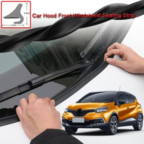 For Renault Captur 2014-2020 Car Seal Strip Windshied Spoiler Filler Protect Edge Weatherstrip Strips Sticker Auto Accessories